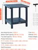 VEVOR tavolino in plastica, 45x38x44 cm, tavolino da Anteprima dell’immagine prodotto 7