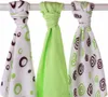 XKKO Bamboo Mullwindel 70x70 3er-Set Mix Lime Voir les images du produit 5