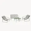 Tuinset 'Kivanta', 5-delig: bank, stoelen met kussens, Productafbeelding-voorbeeld 10