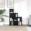 vidaXL Regalsystem mit 9 Würfeln Schwarz PP Produktbild-Vorschau 3