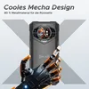 A robotic hand is reaching towards a rugged smartphone, with text overlay highlighting its design and material. Anteprima dell’immagine prodotto