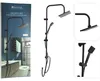 Sprchový set s dešťovou sprchou, nerezová ocel, výška 80 cm Náhled obrázku produktu 3