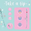 An instructional graphic showing how to use a mechanical pencil with panda illustrations. Produktbild-Vorschau