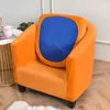 (Oranžová) Klubové křeslo slipcover křeslo kryt vysoké Náhled obrázku produktu 2