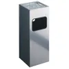 DURABLE Papierkorb Metall 17L eckig mit Ascher, 333123 Produktbild-Vorschau 6