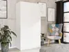 Šatníková skriňa 90 cm, 2 dvere, 2 zásuvky, FRAMIRE B-20, Náhľad obrázku produktu 6