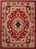 A top-down view of a rectangular rug with a traditional Persian design. Anteprima dell’immagine prodotto
