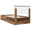 Bettrahmen mit Kopfteil Altholz 90 x 200 cm Holzwerkstoff Produktbild-Vorschau 9