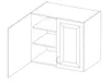 Armoire de cuisine supérieure MALILA – largeur 80 cm, chêne Voir les images du produit 2