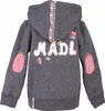 Krüger Sweatjacke Hoddie Kinder anthrazit 128 Produktbild-Vorschau 3