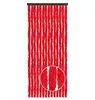 Flauschvorhang Rot 56x185 cm – Unistreifen Türvorhang, Produktbild-Vorschau 2