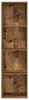 vidaXL Bücherregal Altholz-Optik 40x30x152 cm Holzwerkstoff Produktbild-Vorschau 4