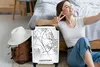 MuchoWow® Koffer Handgepäck Trolley Rollkoffer Kleine Produktbild-Vorschau 2