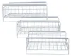 Organizzatore estraibile, design a 3 livelli, Acciaio al Anteprima dell’immagine prodotto 4