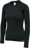 hummel hmlCLEA SEAMLESS TIGHT T-SHIRT LS - BLACK MELANGE - Náhled obrázku produktu 1