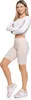 Radlerhose Kurze Rippenleggings Gestreifte Leggings MORAJ Produktbild-Vorschau 4