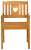 vidaXL : 2 chaises de jardin en bois d'acacia massif, Voir les images du produit 4