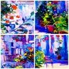 Bilder auf glas - Einteilig - Zuhause blumen straße himmel Produktbild-Vorschau 8