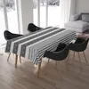 Handgefertigte Rattan-Ottomane in Natur mit Leinensitz, Produktbild-Vorschau 3