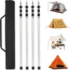 Izrielar 4 Stück Teleskop Zeltstange 88cm-234cm Produktbild-Vorschau 1