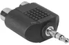 goobay Cinch Adapter AUX Klinke 3,5 mm zu 2 x stereoBuchse Náhľad obrázku produktu 9