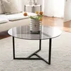 Esperia - Couchtisch, 75x75x42h cm Grau Taube, Runde Form Produktbild-Vorschau 5