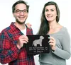 Mr. & Mrs. Panda Mauspad Neufundländer Familie - Schwarz - Produktbild-Vorschau 4