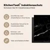 KitchenYeah© Herdabdeckplatte Marmoroptik - Schwarz - Luxus Produktbild-Vorschau 6