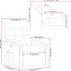 VidaXL 371740, Textil, Šedá, Pena, 110 kg, 700 mm, 930 mm Náhľad obrázku produktu 7