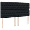 vidaXL Boxspringbett mit Matratze Schwarz 180x200 cm Stoff Produktbild-Vorschau 7