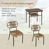 COSTWAY 3-TLG. Gartenmöbel Set, Balkonmöbel mit 2 Produktbild-Vorschau 7