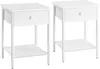 Two white nightstands are shown side-by-side against a white background. Produktbild-Vorschau