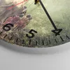 Wanduhr - Rund - Glasuhr - Elefant Dschungel Nebel - Produktbild-Vorschau 5