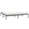 vidaXL Bettgestell Metall Schwarz 183x213 cm -  Betten & Produktbild-Vorschau 4