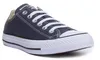 A single navy blue Converse Chuck Taylor All Star low-top sneaker is shown against a white background. Produktbild-Vorschau