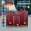 tillvex® Sada cestovných kufrov 3-TLG. + váha na batožinu, Náhľad obrázku produktu 5