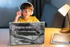 MuchoWow® Laptop Aufkleber Sticker Cover Aquarell - Grau - Produktbild-Vorschau 3
