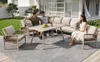 Ensemble de salon de jardin pour 8 personnes, en L, 5 Voir les images du produit 4