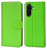 A green book-style phone case is shown from the front and back. Náhľad obrázku produktu