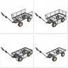 KADAX Wózek Ogrodowy Taczka Transportowy Przyczepka 300kg z Podgląd zdjęcia produktu 6