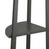 vidaXL Rohový regál s 5 policemi černý 45,5x31,5x180 cm Náhled obrázku produktu 7