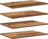 vidaXL Police 4 ks hnedé 60 x 40 x 1,5 cm drevotrieska Náhľad obrázku produktu 1