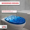 Grafner WC Sitz aus MDF stabile Qualität Blue Droplets Produktbild-Vorschau 8
