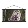 MuchoWow® Textilposter Eule - Nahaufnahme - Baum 60x30 cm Produktbild-Vorschau 1