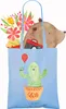 Mr. & Mrs. Panda Tote Bag Kaktus Luftballon - Sky Blue - Produktbild-Vorschau 3