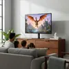 A family is watching TV in a living room. Produktbild-Vorschau