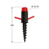 Schirmfuß massiv verschraubt 16-32x380mm Produktbild-Vorschau 2