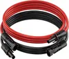 1 Paar 2m MC4 Solarkabel 6mm² Verlängerung PV Kabel Produktbild-Vorschau 1