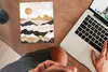 MuchoWow® Mauspad Mousepad Pastell - Marmor - Gold 19x23 cm Produktbild-Vorschau 3