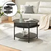 Couchtisch 'Kandas' mit Hebeplatte rund 70 x 49 cm Produktbild-Vorschau 1